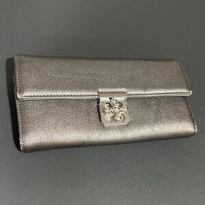 Elegant Silver Women's Clutch